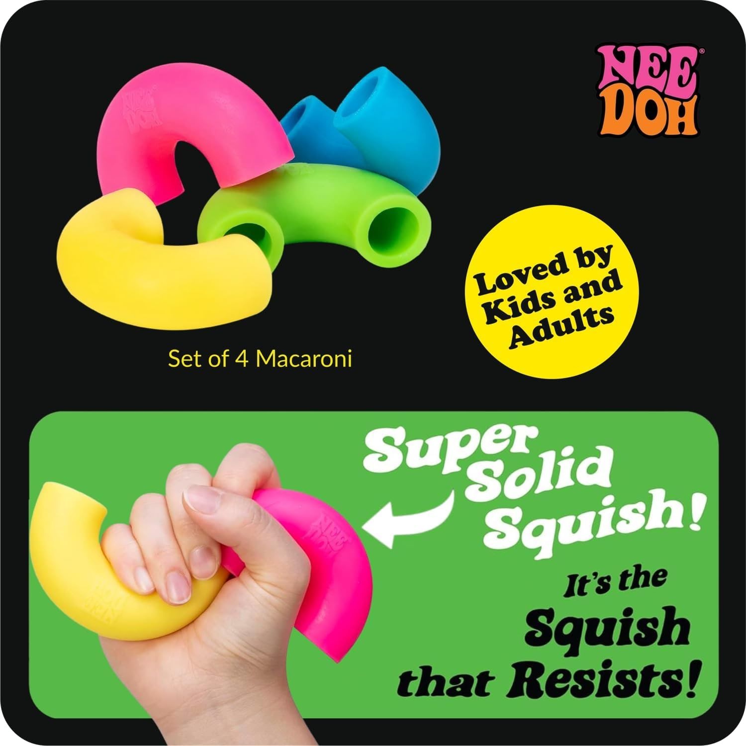 NEEDOH NeeDoh Mac ??N?? Squeeze ?C 4 Squishy Noodles ?C Assorted - Image 7