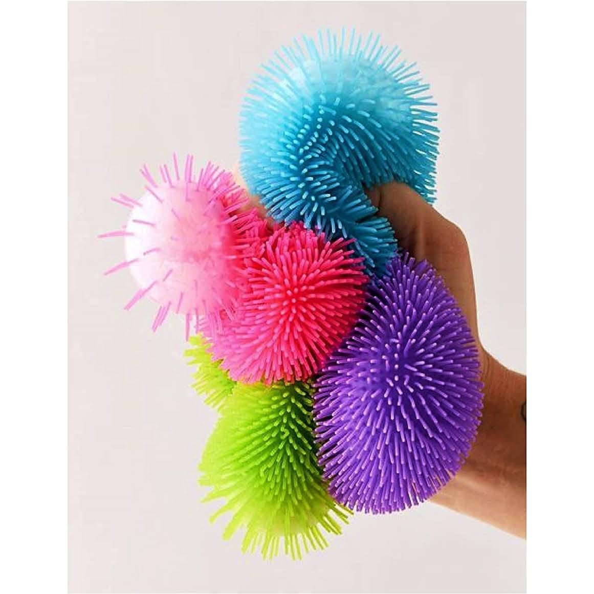 NEEDOH NeeDoh Shaggy Ball ?C Neon Squishy ?C 3 Pack - Image 6