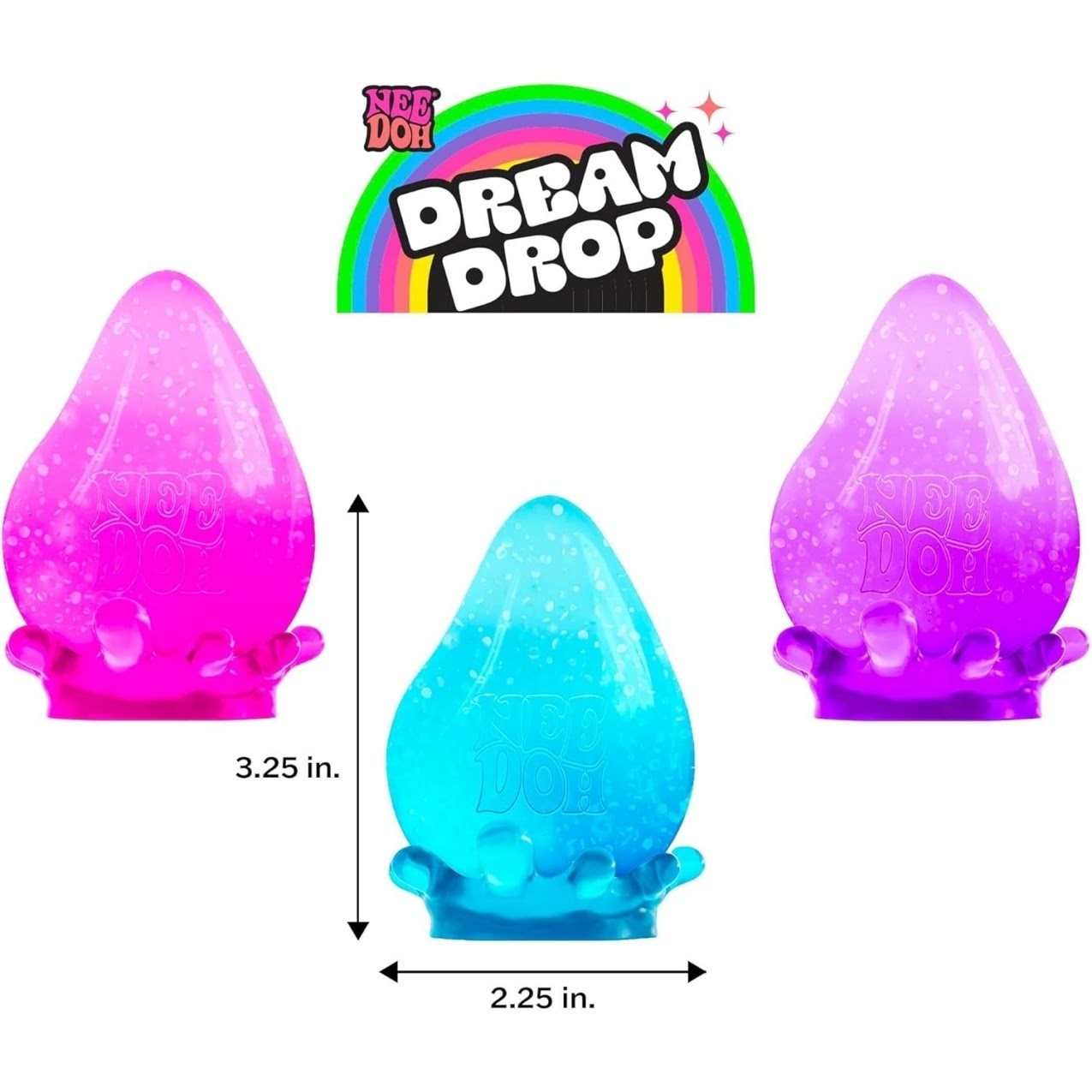 NEEDOH NeeDoh Dream Drop ?C Smooth Squeeze ?C 3 Pack - Image 3