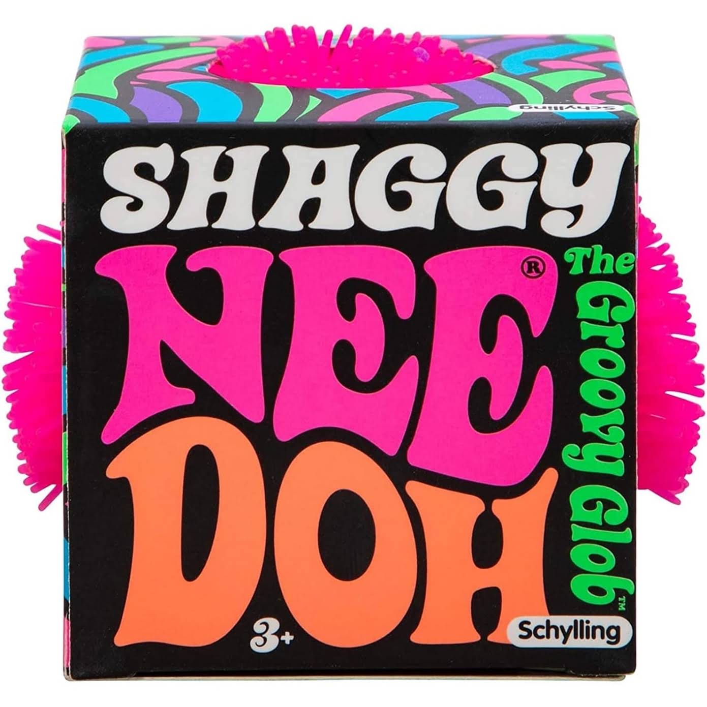 NEEDOH NeeDoh Shaggy Ball ?C Neon Squishy ?C 3 Pack - Image 2