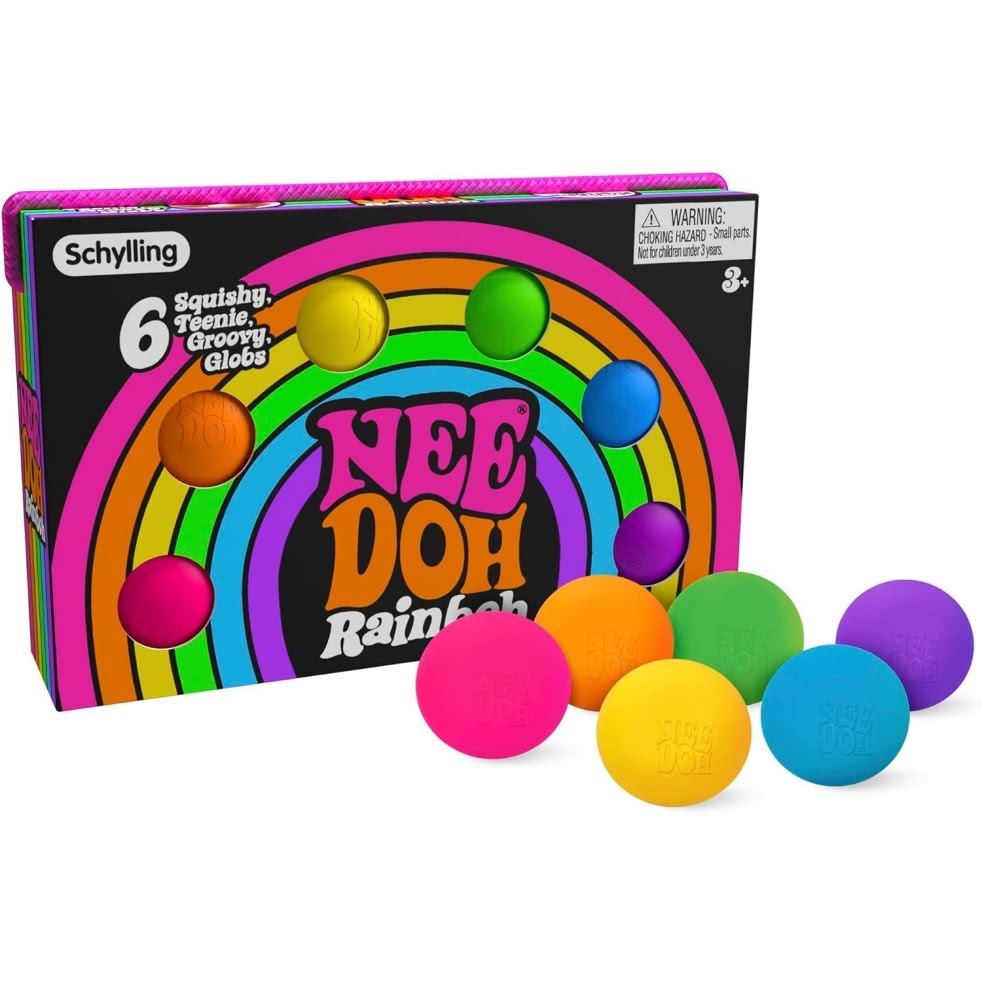 NEEDOH NeeDoh Rainboh Teenie ?C Mini Globs ?C 6 Pack - Image 2