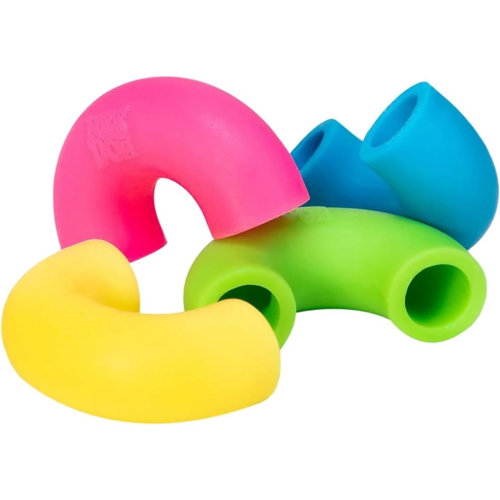 NEEDOH NeeDoh Mac ??N?? Squeeze ?C 4 Squishy Noodles ?C Assorted